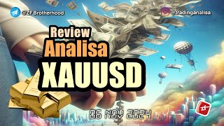 REVIEW Analisa Teknikal XAUUSD tgl 06 Nov 2024 [upl. by Bedad777]