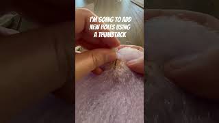 Using a thumbtack Bratz reroot crafting dollhair rerooting thedollplanet dollplanethair [upl. by Tolecnal]