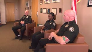 Salute the Badge Lifesaving efforts of three Bossier City Police Officers [upl. by Atnuahc]