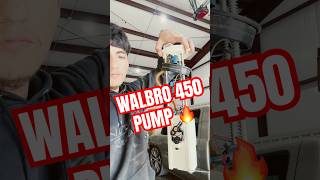 Installing 450 WALBRO Pump 😮‍💨🔥 droppedtrucks cammed turbo walbro [upl. by Eniamaj]