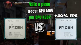 AMD Ryzen 3700X VS 5800X3D vale a Pena trocar gaming games steam pcgaming pcgamer pc [upl. by Struve]