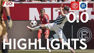 HIGHLIGHTS  Fortuna Düsseldorf vs Karlsruher SC 00  Remis im Heimdebut [upl. by Trent599]