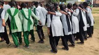 adivasi wedding dance video nandurbar  adivasi dance school performance  adivasi oraon style [upl. by Maise]