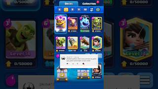 log bait deck 🤯  clash royale  shorts battleroyale [upl. by Ahtenak]