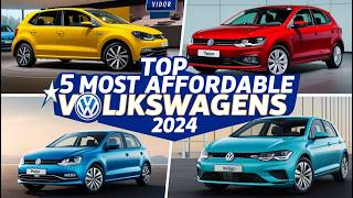 Top 5 Most Affordable Volkswagen Cars for 2024  affordablecars volkswagen [upl. by Watanabe]