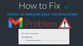 How to fix Gmail Auto Syncing problem  auto sync in gmail [upl. by Defant]