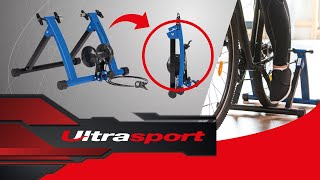 Ultrasport Fahrradrollentrainer  Cycle Training Machine [upl. by Seiter]