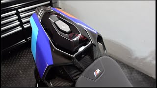 I installed an Ilmberger Carbon rear tail section on my BMW M1000R Competition BMWM1000R [upl. by Suoivatram557]