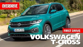 2019 Volkswagen TCross  First Drive  OVERDRIVE [upl. by Nytsuj]