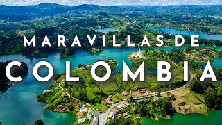 MARAVILLAS DE COLOMBIA Mejores Lugares para Visitar en Colombia [upl. by Aicener]