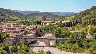 The Medieval Village of Lagrasse including its 8th Century Benedictine Abbey [upl. by Ulda661]