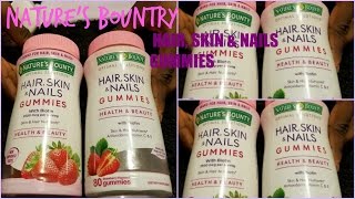 Update on a Natural Bounty VitaminsHairSkin amp Nails Gummies [upl. by Danit]