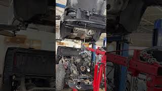 Ford F150 part 2 engine removal [upl. by Inotna549]