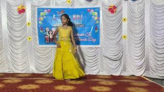 Khalasi Song Solo Dance Performance by Navarasa Dance School Students  Little Sri Montessori School [upl. by Willock]