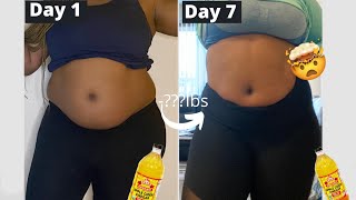 I TRIED APPLE CIDER VINEGAR FOR A WEEK FOR FAST WEIGHT LOSS  REAL  INSANE RESULTS [upl. by Marybelle597]