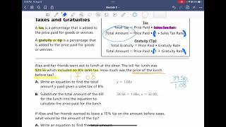 Into Math 7th grade Lesson 23 [upl. by Oivatco]