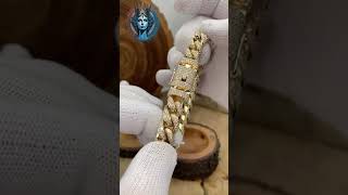 Golden armor  cubic bracelet with diamonds [upl. by Johanna]