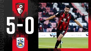 HUGE win in front of the fans 🔥 AFC Bournemouth 50 Huddersfield Town [upl. by Tepper62]