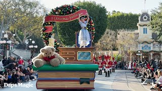 A Christmas Fantasy Parade  Holidays at Disneyland 2022 [upl. by Leynwad]