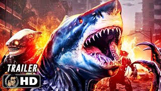 SPACE SHARKS  Official Trailer NEW 2024 [upl. by Kerrison670]