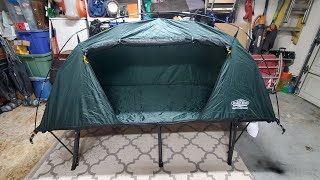 Kamprite cot tent first set up part 1 [upl. by Inej]