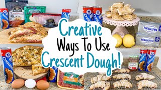 5 TASTY RECIPES USING PILLSBURY CRESCENT ROLLS  JULIA PACHECO [upl. by Kellby]