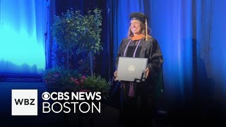 Jessica Kensky who survived Boston Marathon bombing earns doctorate in nursing [upl. by Nivra360]