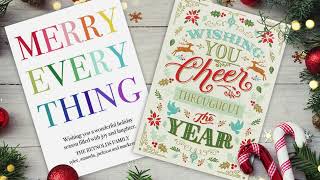 Custom Holiday Cards at The Stationery Studio [upl. by Heinrich]