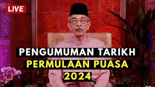 Tarikh Puasa Ramadan 2024  Pengumuman Puasa Ramadhan 1445H [upl. by Salahcin]