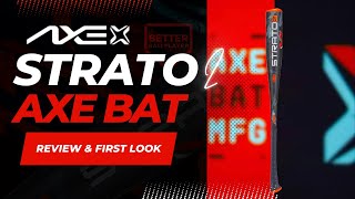 Axe Strato 2 Baseball Bat Review amp First Look [upl. by Shelden95]