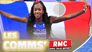 JO 2024  100m haies  Les comms’ RMC de la première médaille française en athlétisme [upl. by Innoj437]