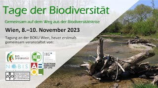 Tage der Biodiversität  Donnerstag 09112023 [upl. by Nerti515]