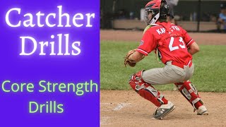 Catcher Drills Catching Core strength Drills BOSU BALL WORKOUT [upl. by Eceinert880]