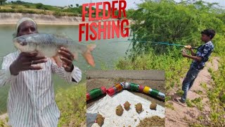 feeder fishing video how to carp fishing feeder fishing Bait techniques [upl. by Atirec]