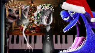 Christmas Kraken Song  singing Trevor Hendersons creatures  ONE FINGER piano [upl. by Day982]