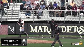 Highlights Millersville Baseball vs Bloomsburg DH March 8th 2024 [upl. by Pachton838]