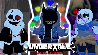 Undertale Final Showdown All Admin Characters Showcase Sans Side [upl. by Josee193]