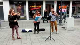 Radetzky March  by young Street Musicians [upl. by Undry]