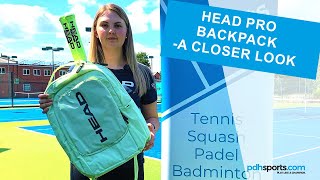 Head Pro Backpack 30L review by pdhsportscom [upl. by Ahtelat]