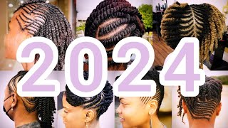 2024 Natural Hair Ideas For Black Women  Mini Twist Natural Hair Hairstyles [upl. by Adihsaar]