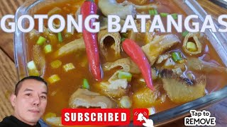 GOTONG BATANGAS  FAMOUS RECIPE IN BATANGAS [upl. by Atiuqcir]