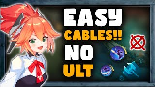 Simple Fanny Cables Anyone Can Do even with no Ult [upl. by Sixela]