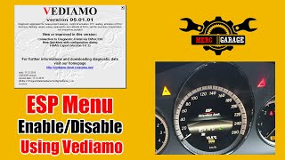 ESP OFF Menu for Mercedes Benz  Using Vediamo [upl. by Long937]