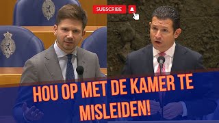 Gideon van Meijeren De minister wringt zich in bochtn om de kamer te MISLEIDEN [upl. by Rhpotsirhc]