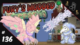 Furys Modded Terraria  136  Beats Bosses and Burgers [upl. by Helaine]