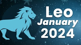 Leo January 2024 Horoscope  Monthly Horoscope [upl. by Anirpas]