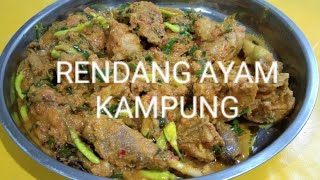 RENDANG AYAM KAMPUNG [upl. by Annaesor]