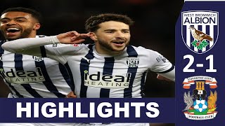 West Brom vs Coventry City 21 Highlights Goals  EFL [upl. by Minabe715]