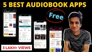 5 Best Audiobook Apps for android and IOS  Audiobook free and paid  Ronak Shah [upl. by Marmawke]