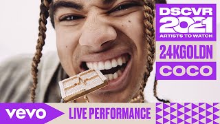 24kGoldn  Coco Live  Vevo DSCVR Artists to Watch 2021 [upl. by Nanji]